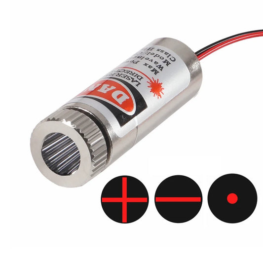 650nm 5mW Red Point / Line / Cross Laser Module Head