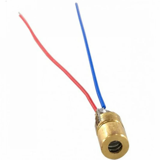 650nm 6mm 5V Red Point Laser Head